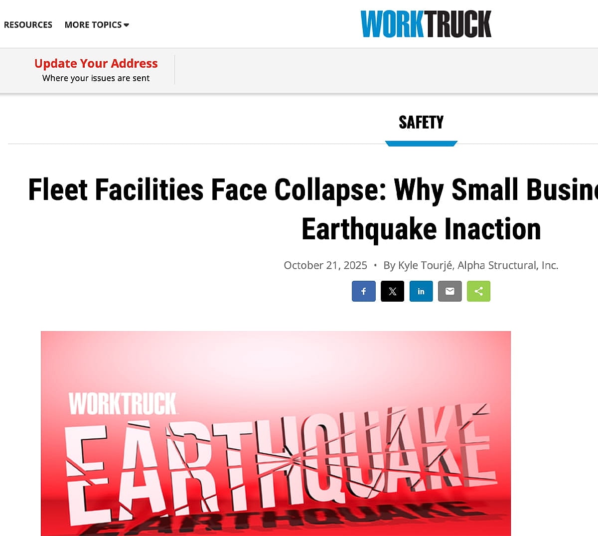 Seismic risk and property value concerns discussed.