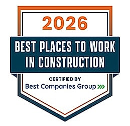 2026 Best Places to Work in Construction badge