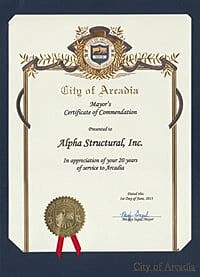 Foundation Repair Los Angeles Angieslist award