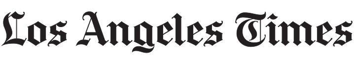 Los Angeles Times logo in stylized font