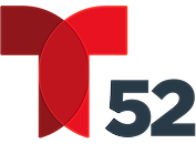 Television network logo with stylized letters T52.